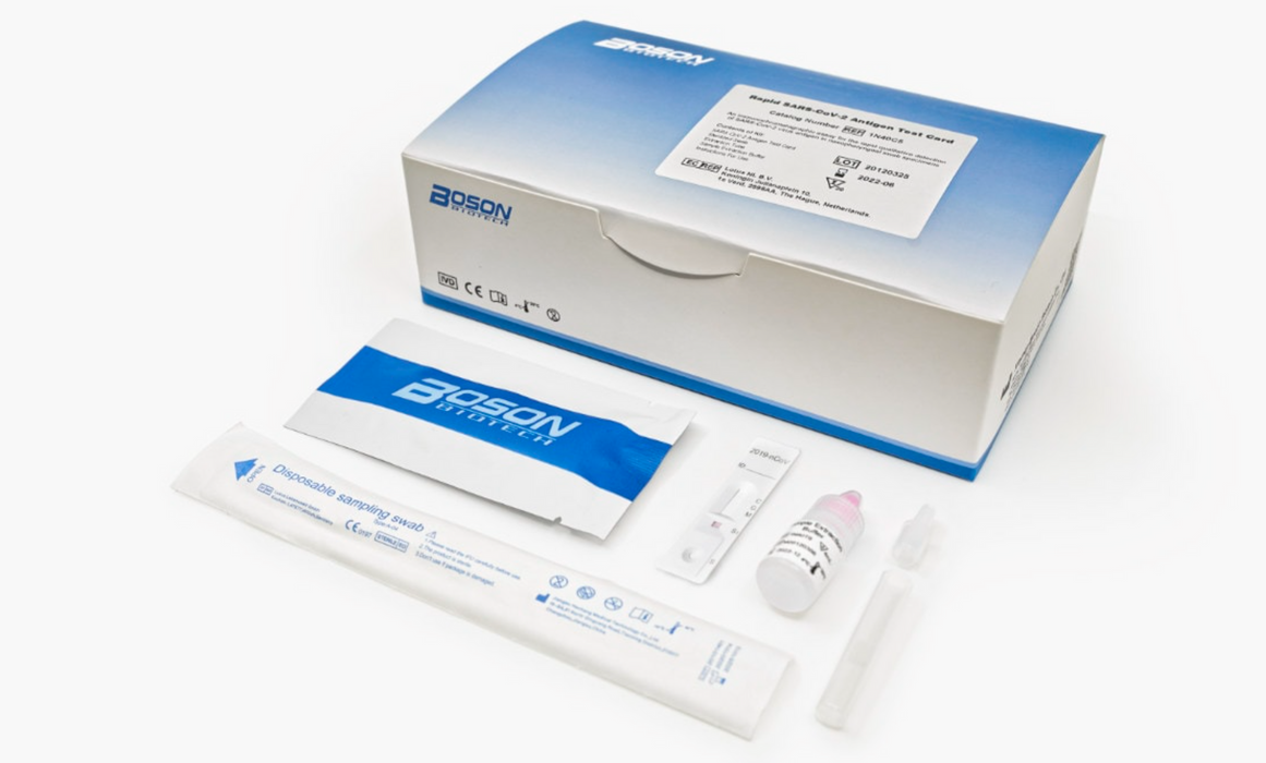 Boson Rapid COVID 19 Antigen Test (1 box of 20 tests) Best Before June 2023