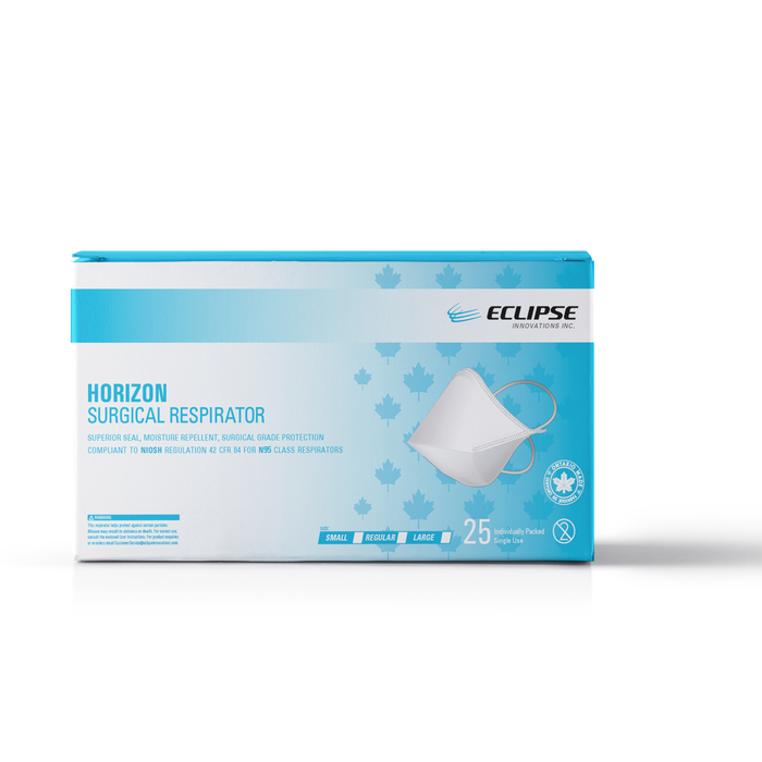 Eclipse HORIZON N95 Equivalent Respirator (Box of 25) CSA CERTIFIED
